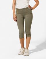 Leggings - Zierkn&ouml;pfe - Hellgr&uuml;n