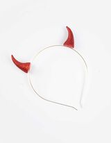 Haarreif - Glitzer Ohren&nbsp; - rot