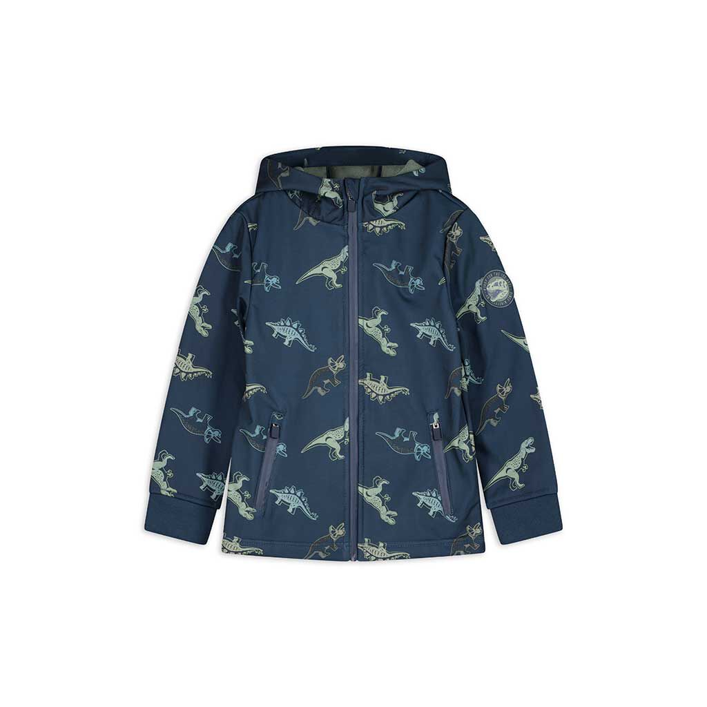 Jachetă Softshell - dinozaur - Albastru închis - Takko Fashion