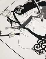 bluza z kapturem - Tylny nadruk - bialy