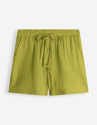 Shorts - Musselin - gr&uuml;n