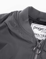 Blouson - Ejtett vállú - sötétszürke