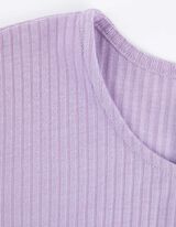 Marškinėliai - Banguota apačia - violetine