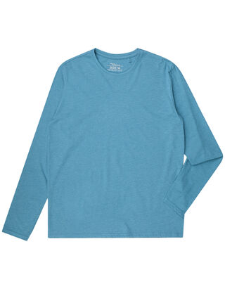 Herren Longsleeve in Melange-Optik