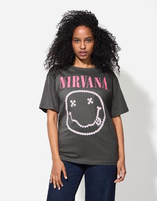 T-Shirt - Nirvana - grau
