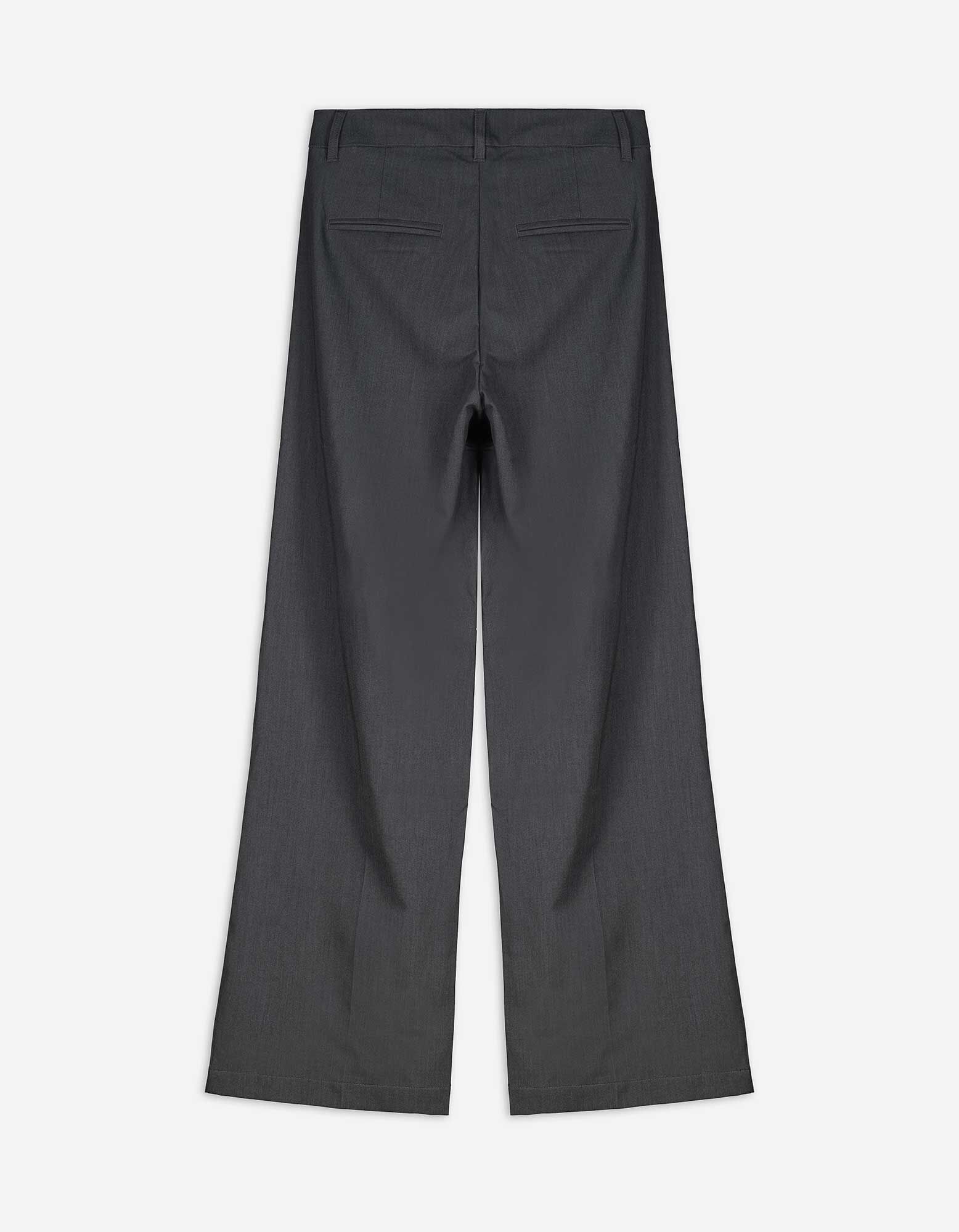 Hose - Weites Bein - dunkelgrau - Takko Fashion