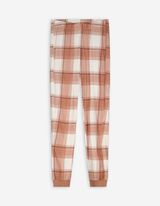 Pyjama Set aus Langarmshirt und Hose - weiß