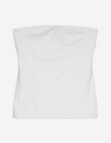 Top - Met stretch - wit