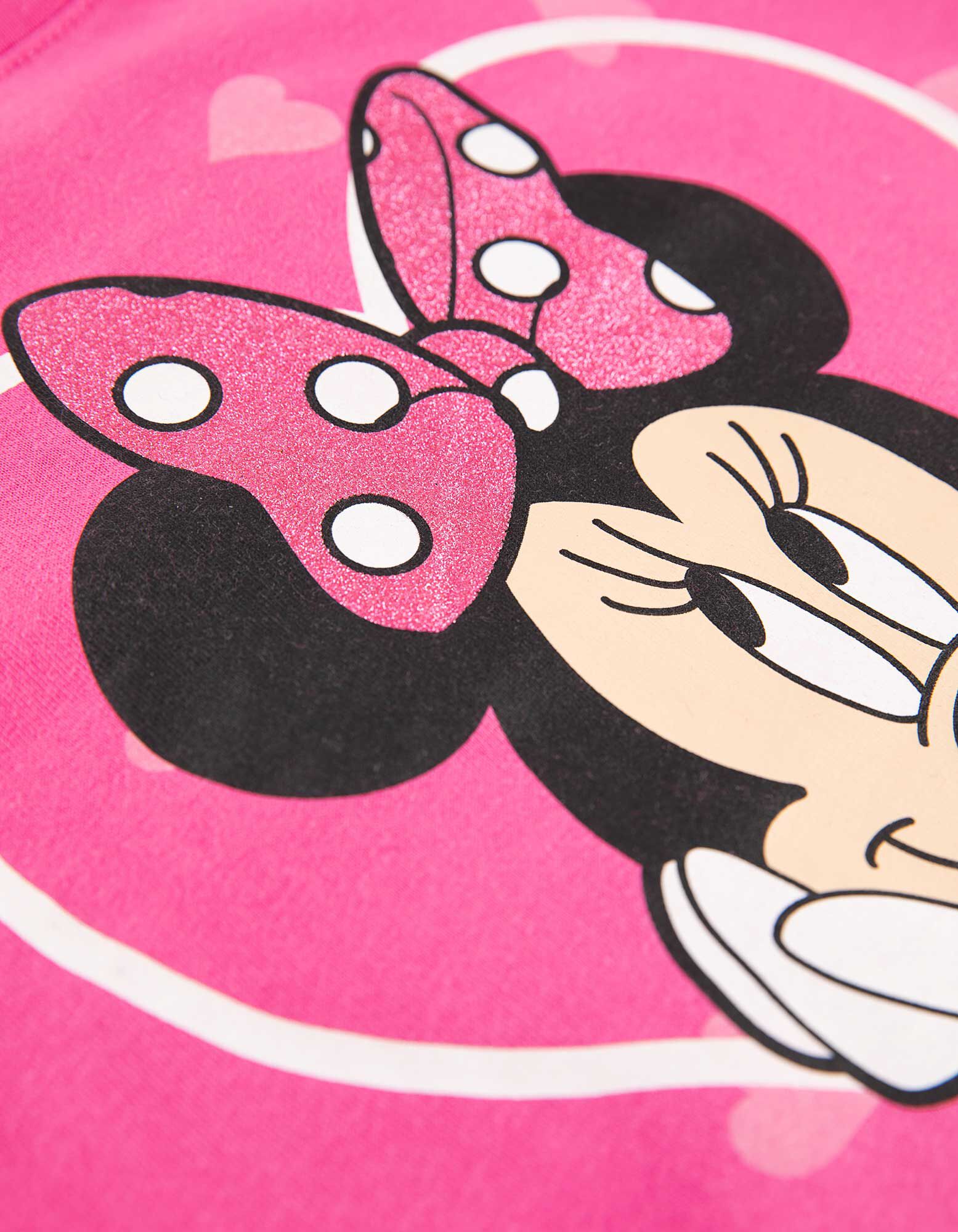 ♡minnie♡ Sinsay - Bluza z kapturem Myszka Minnie - Różowy - Ceny i