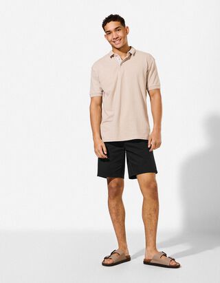 Shorts - Twill - schwarz