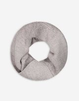 Sciarpa ad anello - Maglia a coste - grigio