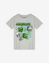Tricou - Minecraft - Gri deschis