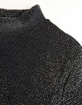 Midi haljina - Uz telo - crno