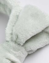 Haarschmuck - Schleifenapplikation - grün