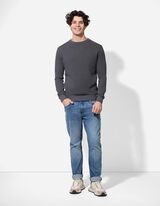 Džemper - Pamuk - tamno-siva