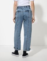 Jean - Coutures contrastantes - Bleu clair