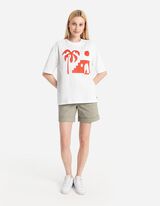 T-shirt - Impression recto - blanc