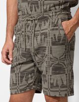 Šortky - Žakárový - sv. zelena