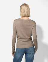 Pulover - Melirano - bez