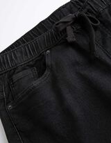 Kargo pantalone - Vrpca na porubu - crno