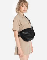 Piniginė-diržas - Odos imitacija - juodas