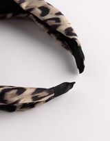 Nakit za kosu - Leopard print - crna