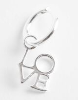 kolczyki - Wisiorek - srebrny