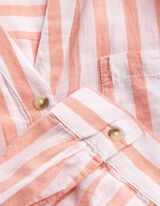 Hemdbluse - Streifen - orange