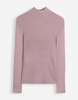 Pullover - Rippenstruktur - Lila