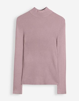 Pullover - Rippenstruktur - Lila