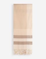 Schal - Karomuster - Beige