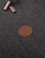 Mikina s kapucňou - Klokanie vrecko - tmavoseda