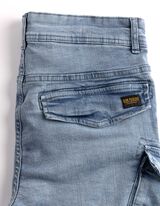 Short cargo - Coton - Bleu clair