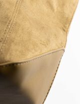 Shopper - Imitatie su&egrave;de - lichtgroen