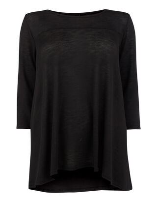 Damen Longsleeve in Melangeoptik
