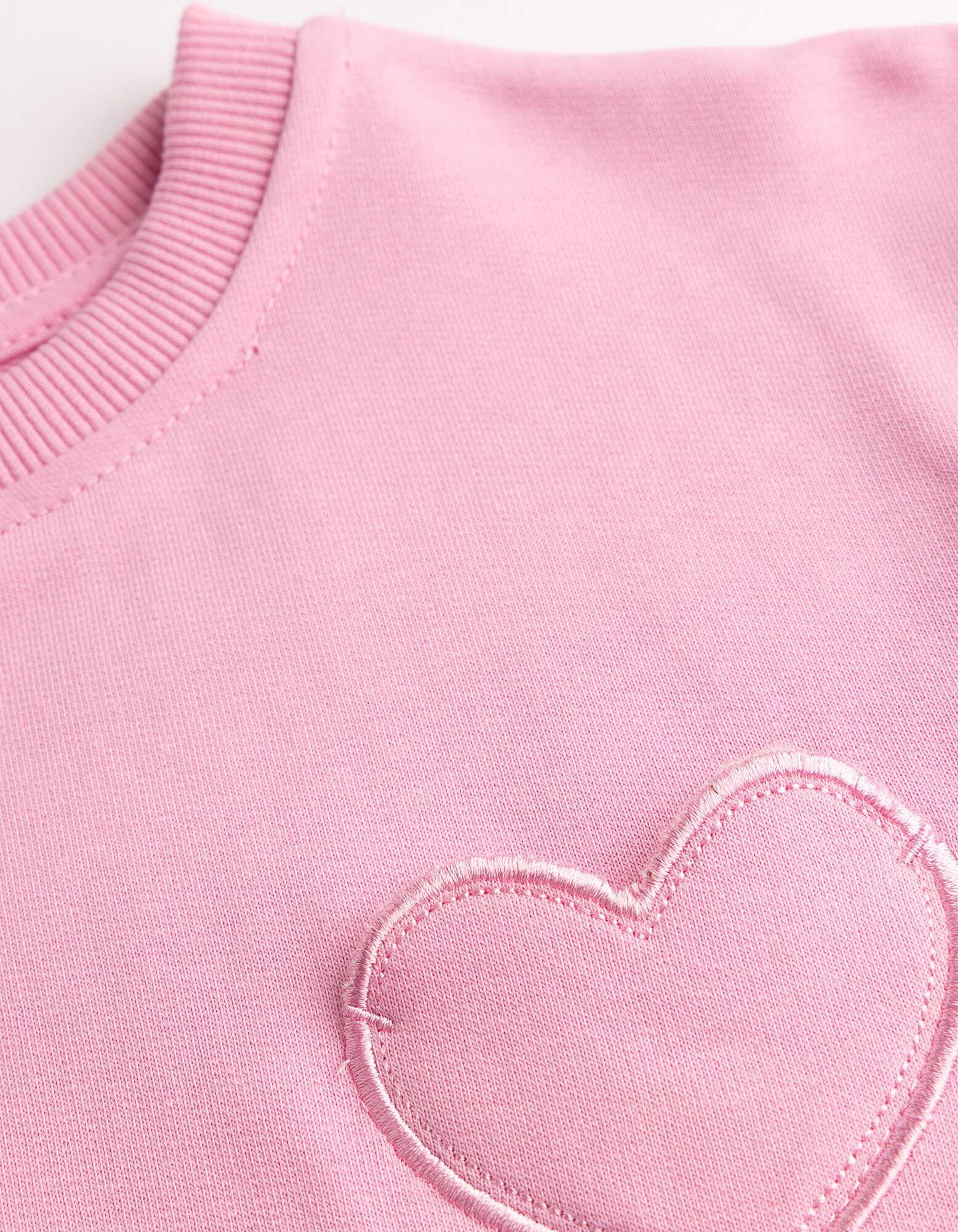 Sweatshirt - Brusttasche - pink