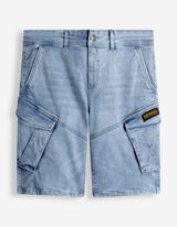 Short cargo - Coton - Bleu clair