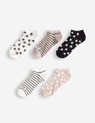 Sneakersocken - 5er-Pack