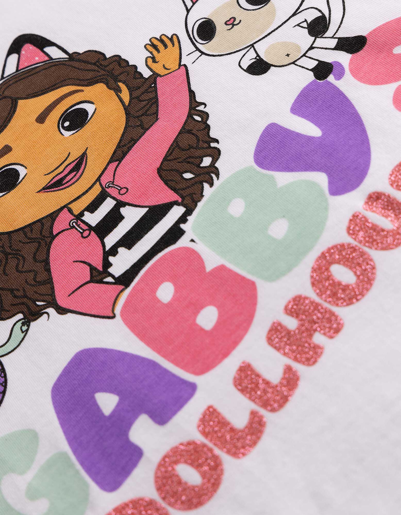 Tričko - Gabby's Dollhouse - b&iacute;l&aacute;