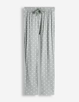 Pyjama Set aus Shirt und Hose - Viskose - t&uuml;rkis