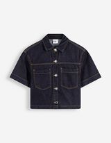 Chemise en jean - denim bleu fonc&eacute; - bleu fonc&eacute;