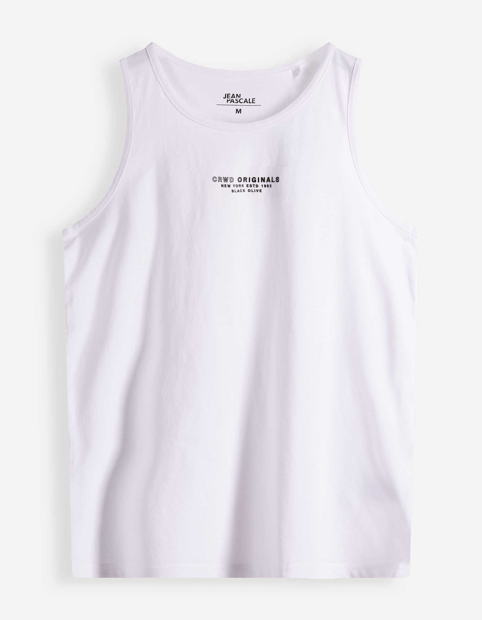 Tanktop - &Auml;rmellos - Wei&szlig;