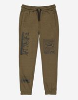 Pantaloni jogging - Relaxed Fit - Verde inchis