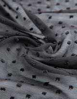 Jurk - Chiffon - donkerblauw