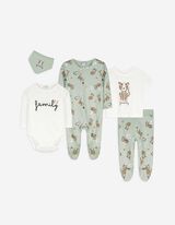 Set van shirt en broek - Print all-over - turkoois