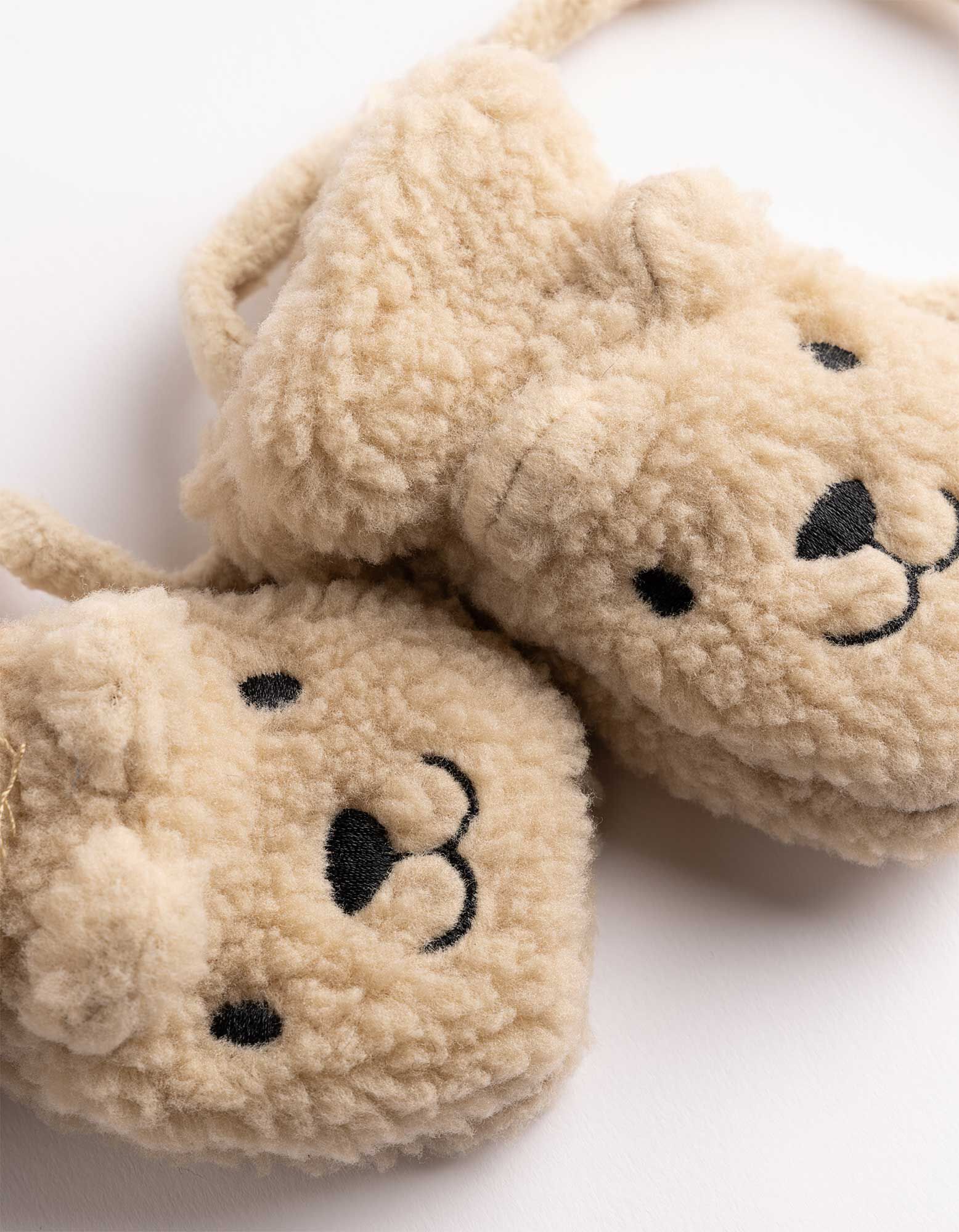 F&auml;ustlinge - Teddyfell - Beige