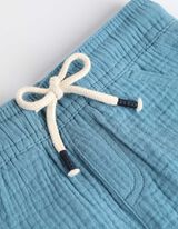 Bermuda - Mussola - celeste