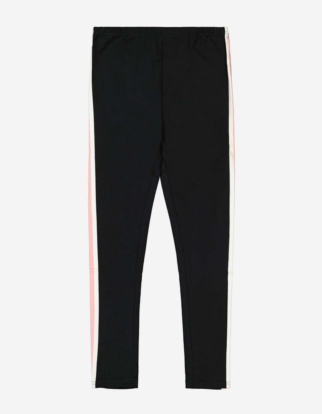 Leggings - Dungi contrastante - Negru