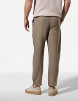 spodnie - mieszanka lniana - bez