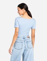 Mar&scaron;kinėliai - Medvilnės mi&scaron;inys - sviesiai melynas